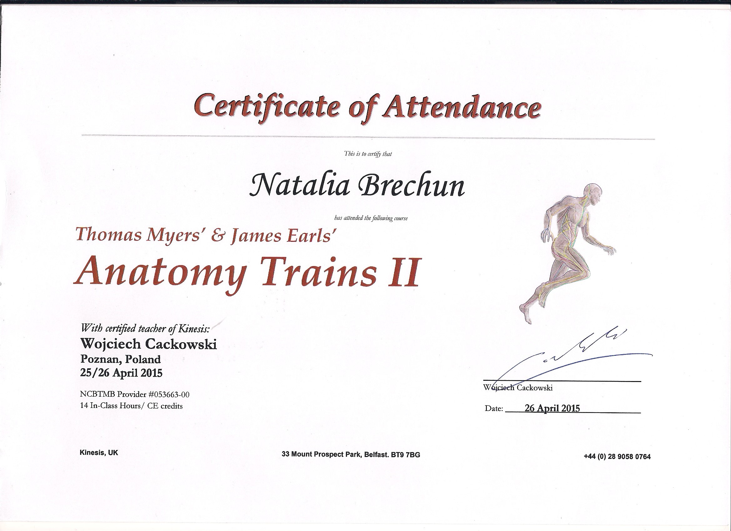 Thomas Myers' & James Earls' Anatomy Trains II