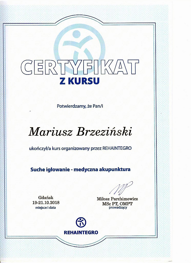 Suche igłowanie - medyczna akupunktura